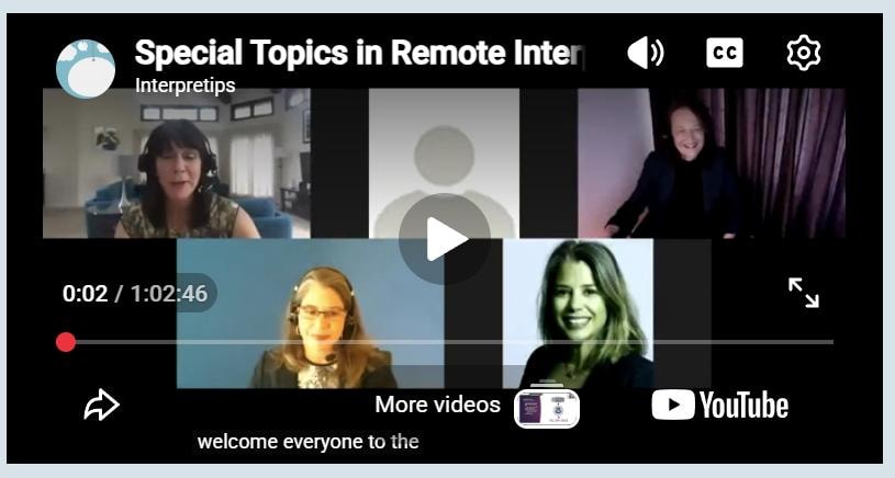 Special Topics in Remote Interpreting — Introduction to Mediation and ADR webinar